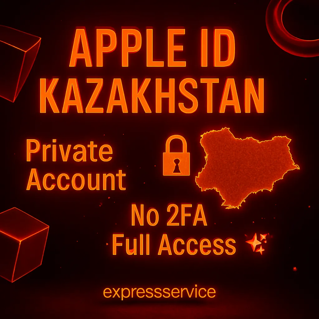 ???????? Apple ID Казахстан  | Личный аккаунт  No 2FA  Полный доступ 