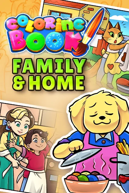 Coloring Book: Family  Home | XBOX+PC | На любой аккаунт
