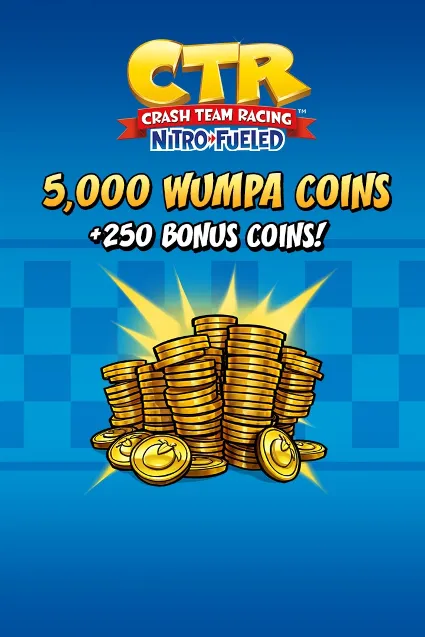 Crash™ Team Racing Nitro-Fueled - 5000 (+250) Wumpa Coins | XBOX | На любой аккаунт