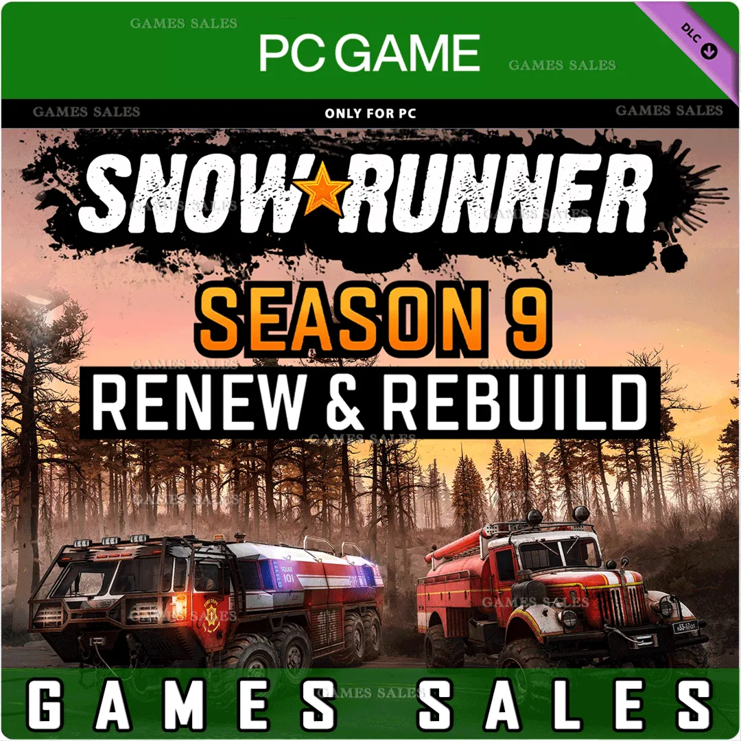 ️SNOWRUNNER - SEASON 9: RENEW AND REBUILD (WINDOWS)️PC WINКЛЮЧ
