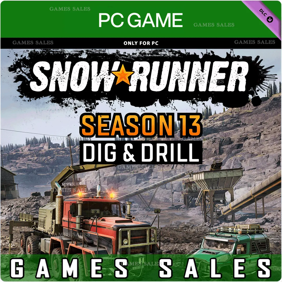 ️SNOWRUNNER - SEASON 13: DIG AND DRILL (WINDOWS)️PC WINКЛЮЧ