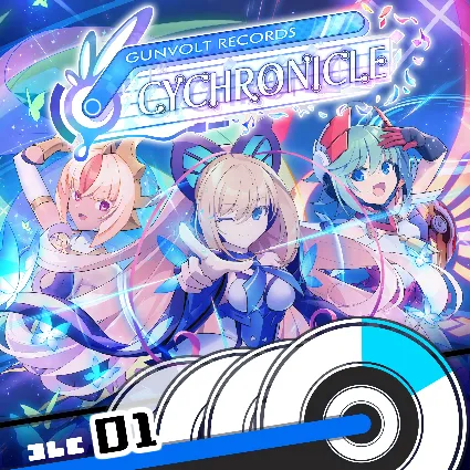 GUNVOLT RECORDS Cychronicle Song Pack 1 Lumen: "Rouge Shimmer","Parallel World","Glas