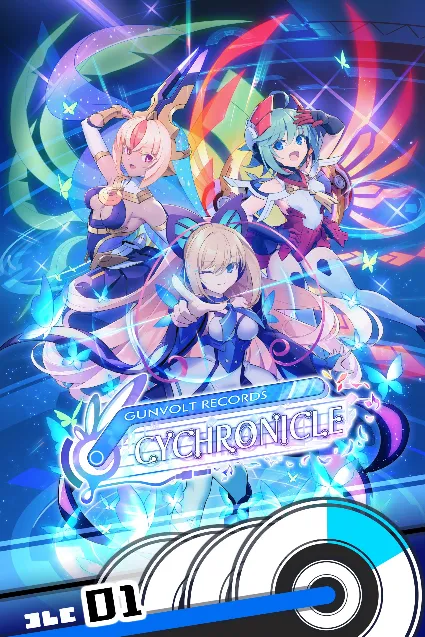 GUNVOLT RECORDS Cychronicle Song Pack 1 Lumen: "Rouge Shimmer","Parallel World","Glas