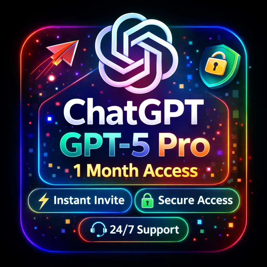 ChatGPT GPT-5 Pro 1 Месяц | Business / Plus Доступ | Мгновенный Инвайт 24/7