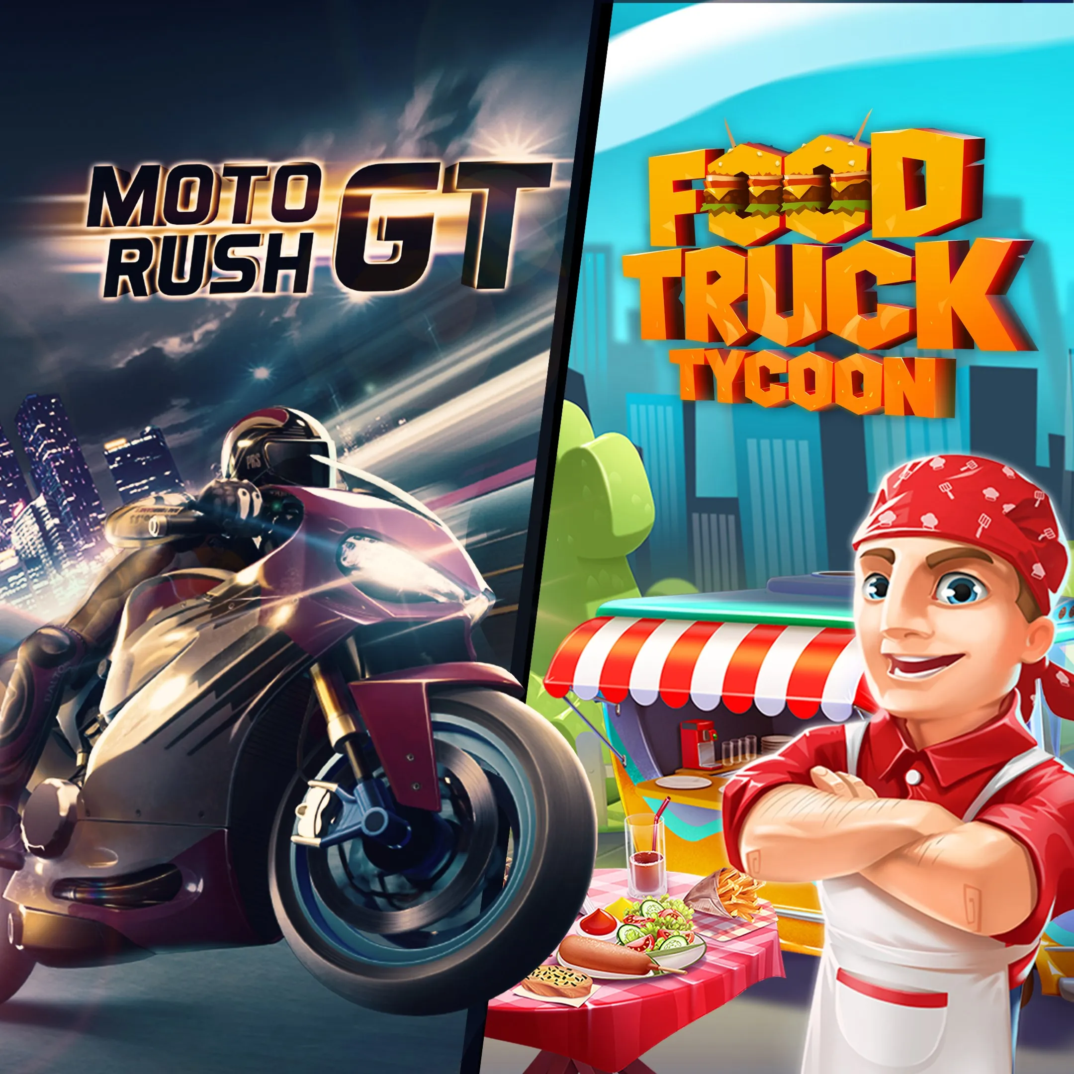 Moto Rush GT + Food Truck Tycoon | XBOX | На любой аккаунт