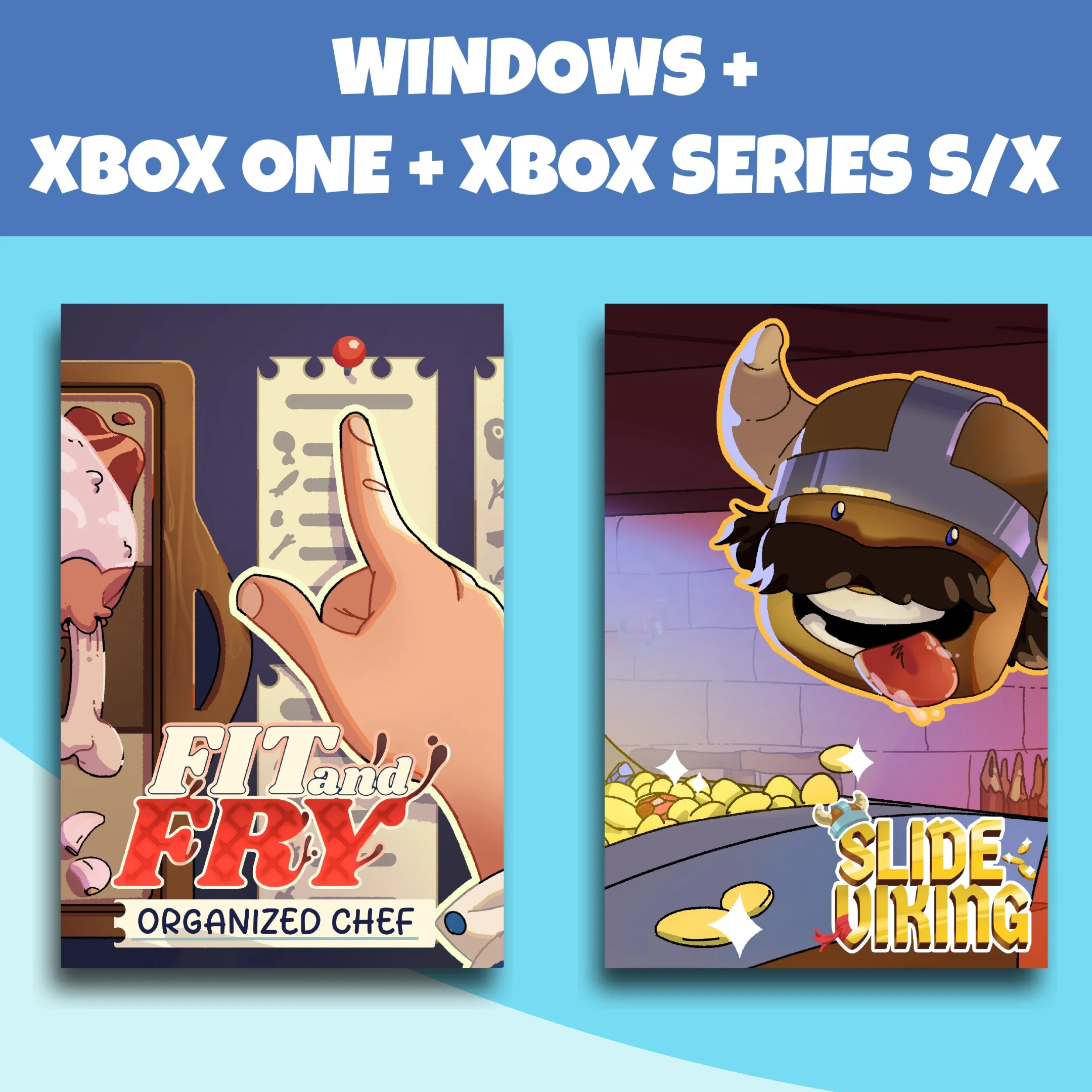 Slide Viking + Fit And Fry: Organized Chef (Bundle) | XBOX+PC | На любой аккаунт