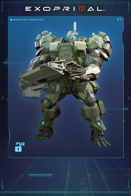 Krieger α Early Unlock Ticket | XBOX+PC | На любой аккаунт