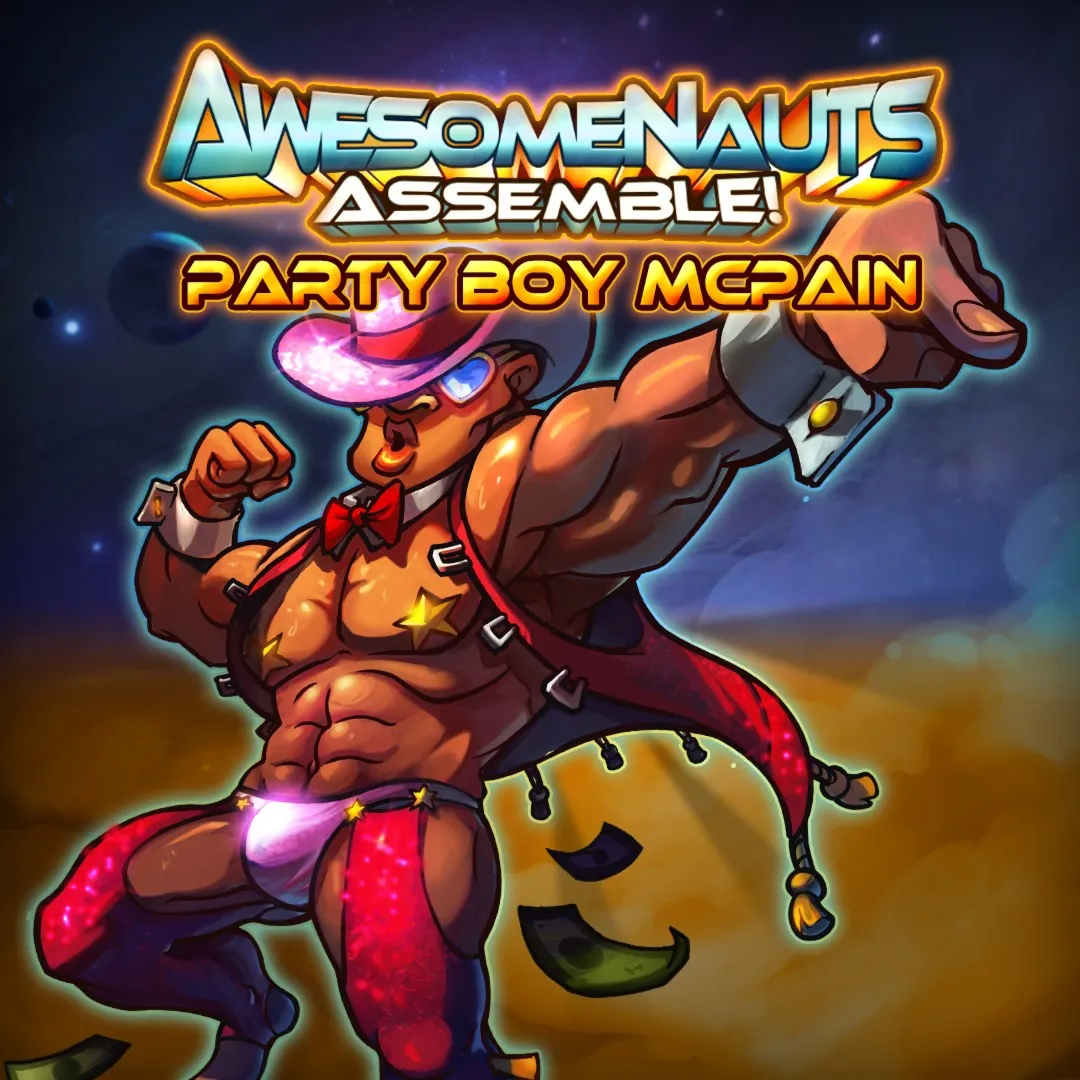 Party Boy McPain - Awesomenauts Assemble! Skin | XBOX | На любой аккаунт