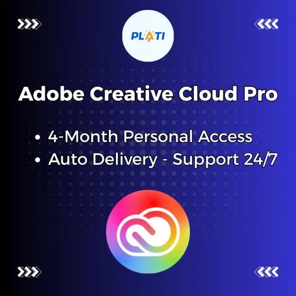 Adobe Creative Cloud Pro | Персональный доступ на 4 месяца | АВТОМАТИЧЕСКАЯ ДОСТАВК