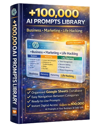 Пакет из +100,000 промптов для ChatGPT и ИИ — Бизнес, Маркетинг, Продуктивность