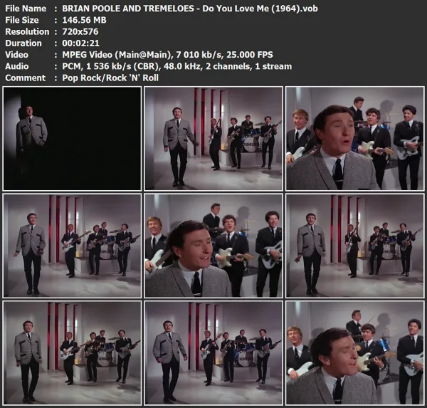 BRIAN POOLE AND TREMELOES - Do You Love Me