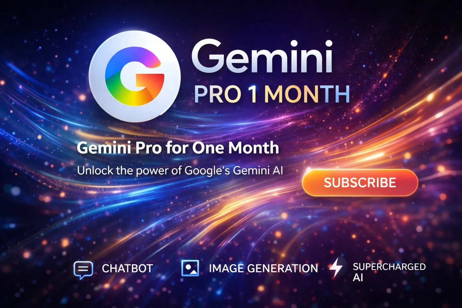 Gemini AI PRO — личный аккаунт на 1 месяц