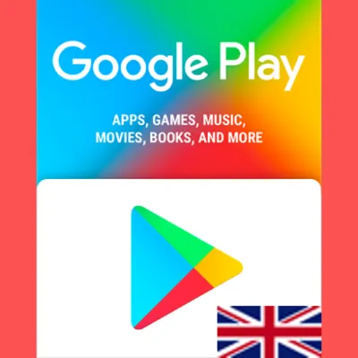 ГУГЛ ПЛЕЙ 10 GBP ВЕЛИКОБРИТАНИЯ КАРТА ПОПОЛНЕНИЯ