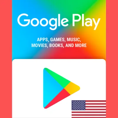 ГУГЛ ПЛЕЙ ПОДАРОЧНАЯ КАРТА 100 USD US КАРТА ПОПОЛНЕНИЯ СОЕДИНЁННЫЕ ШТАТЫ АМЕРИКИ