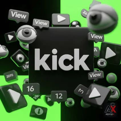 Kick Video Views | 10 units to 2147483.6K | Instant Delivery *Read Description*