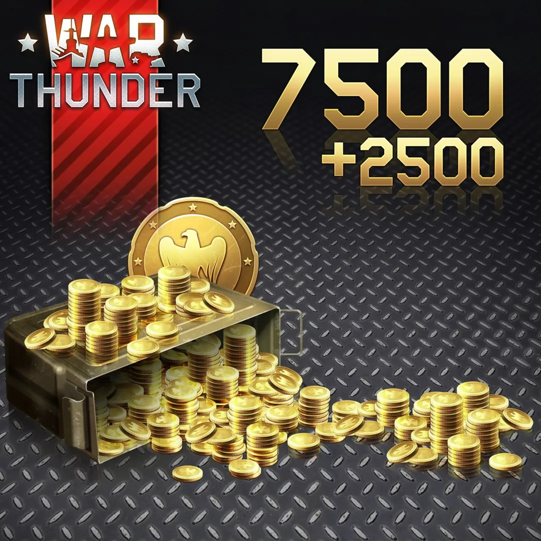 War Thunder - 7500 (+2500 Bonus) Golden Eagles | XBOX+PC | На любой аккаунт