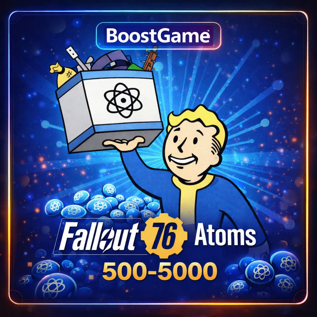 ・Fallout 76: Atoms・PC/ПК・500/1100/2400/5000・STEAM・