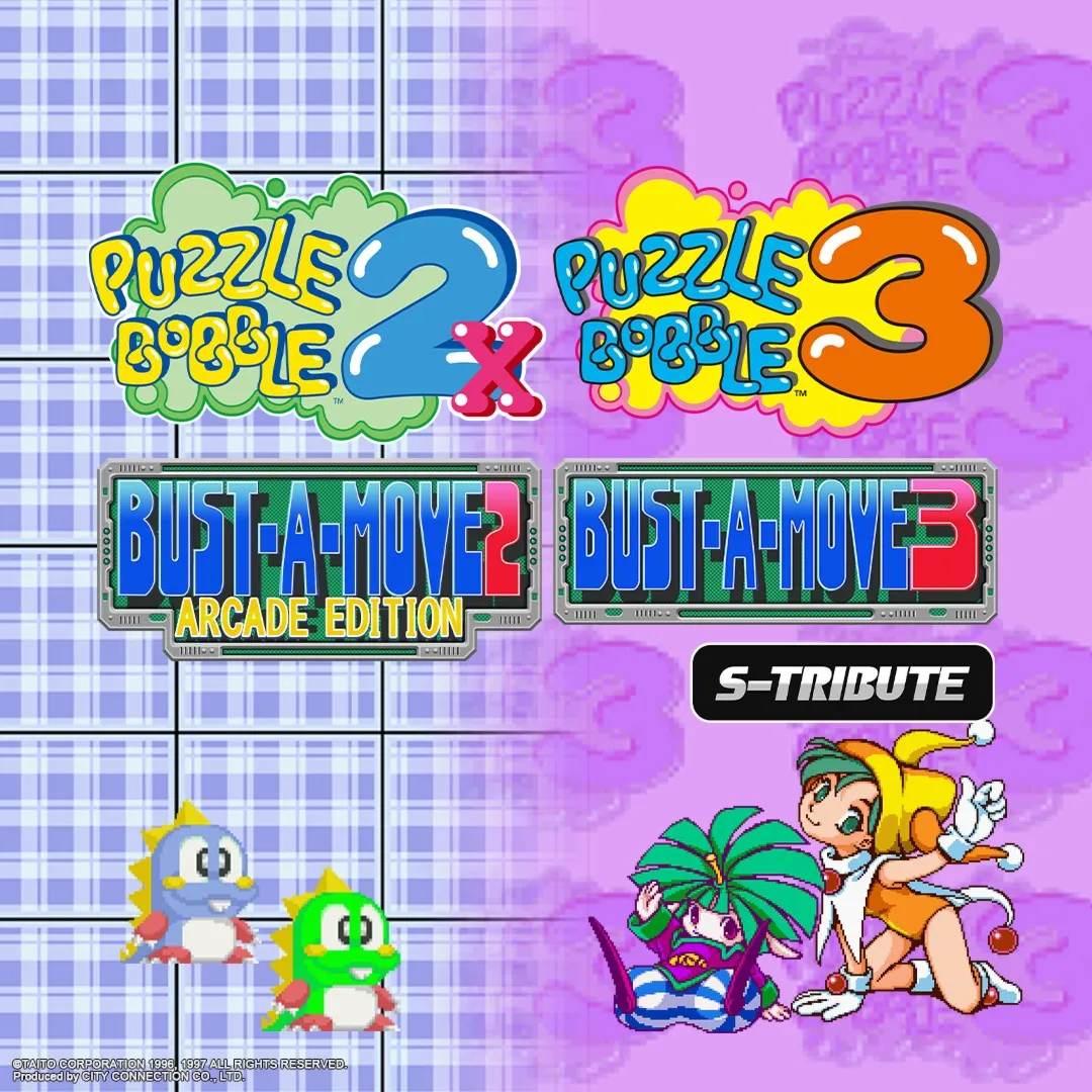 Puzzle Bobble™2X/BUST-A-MOVE™2 Arcade Edition & Puzzle Bobble™3/BUST-A-MOVE™3 S-Tribu