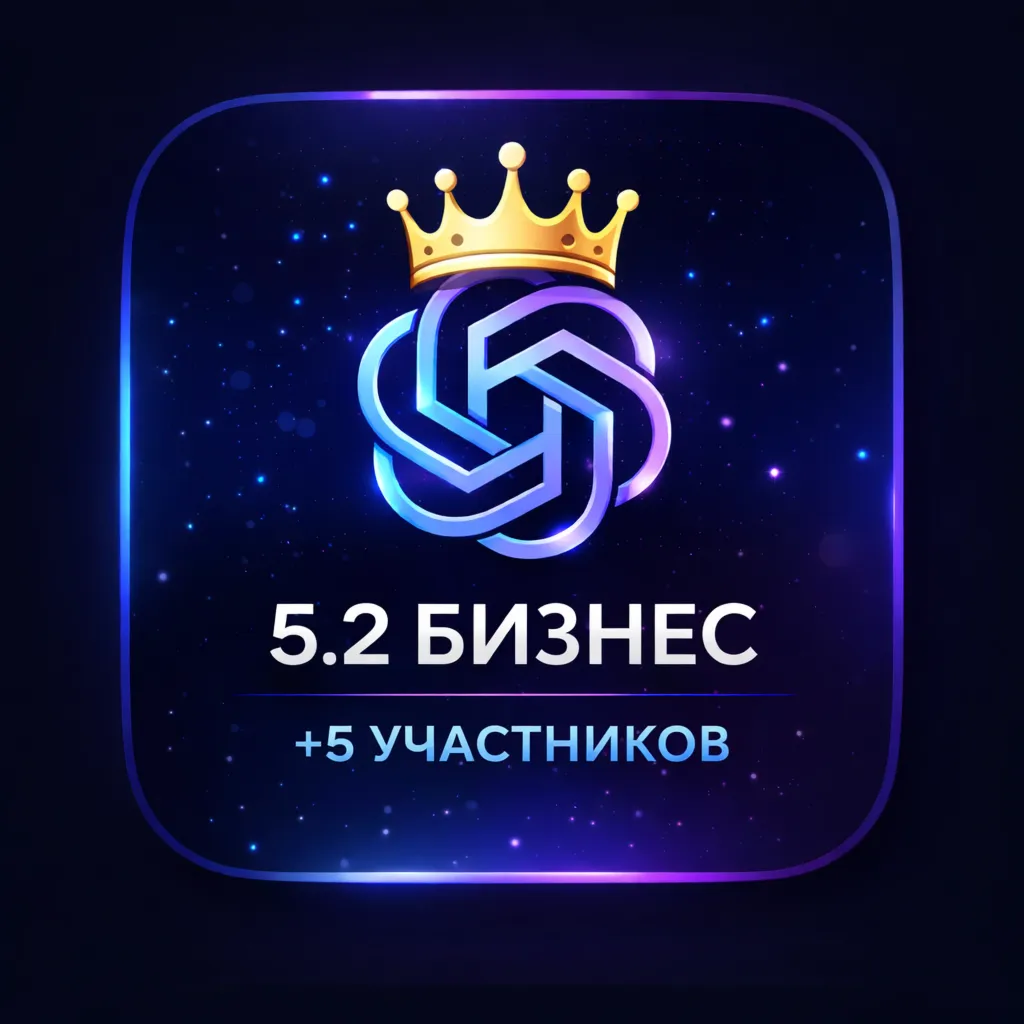 Активация ChatGPT PRO 5 Business – 1 месяц | Полный доступ | 5 мест