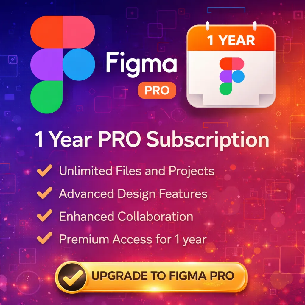 Figma Pro Education 1 Year Account