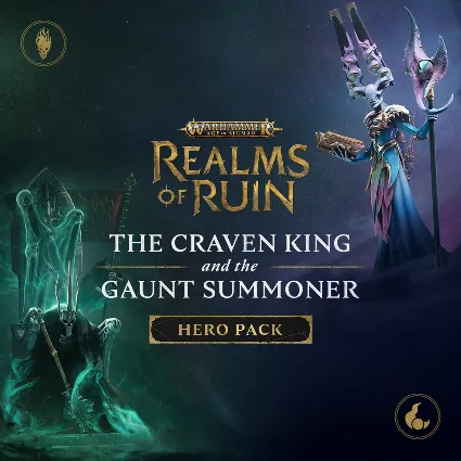 Warhammer Age of Sigmar: Realms of Ruin - The Craven King and Gaunt Summoner Hero Pac