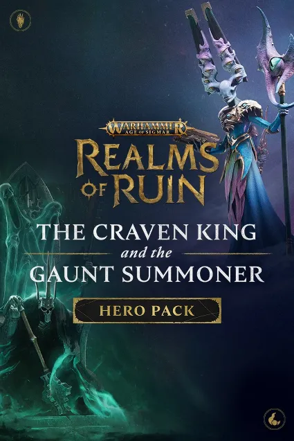 Warhammer Age of Sigmar: Realms of Ruin - The Craven King and Gaunt Summoner Hero Pac