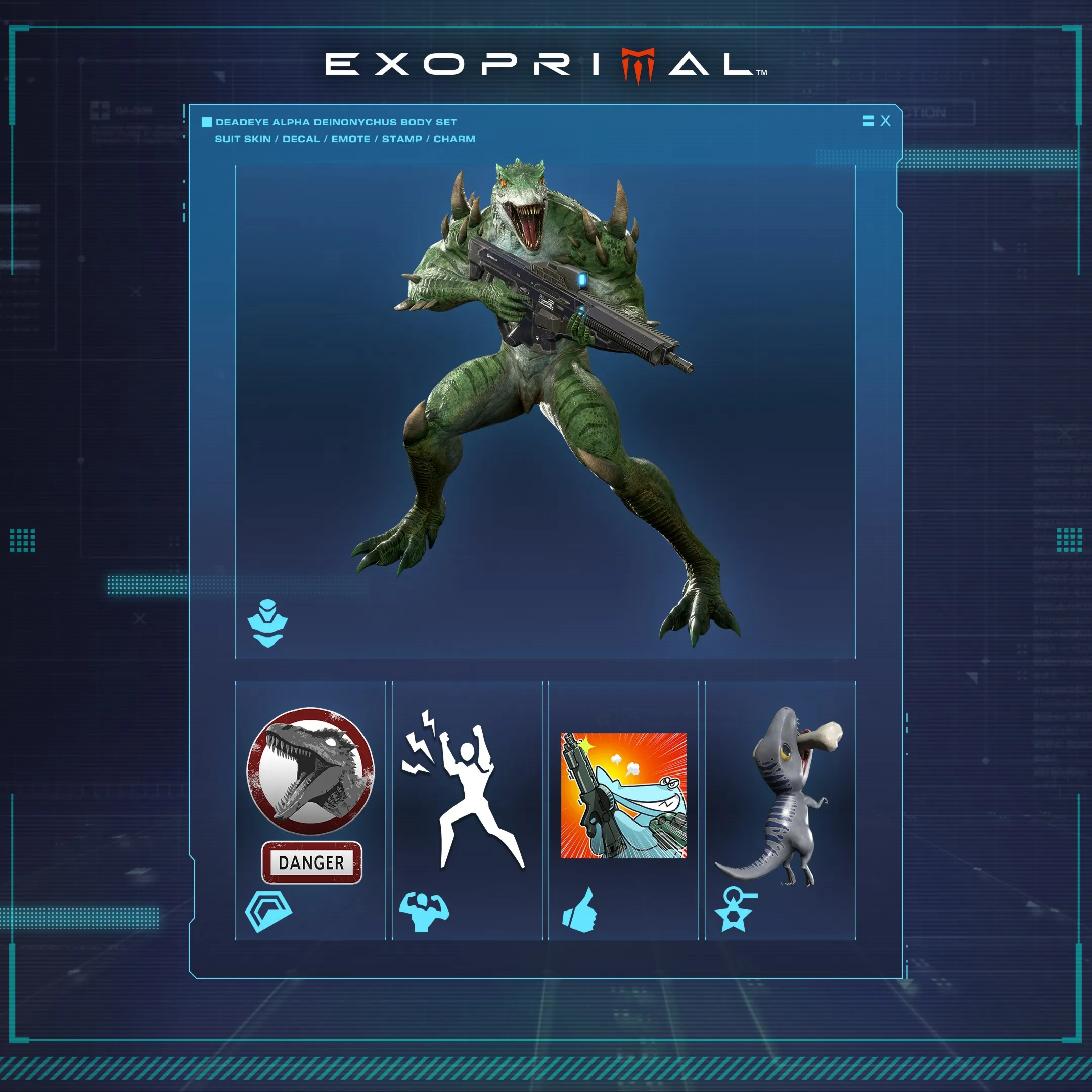 Deadeye Alpha Deinonychus Body Set | XBOX+PC | На любой аккаунт