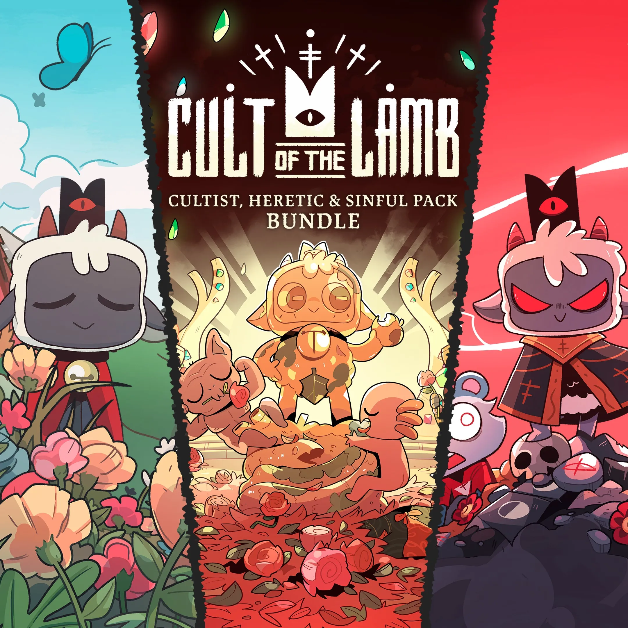 Cult of the Lamb - Cultist, Heretic, and Sinful Pack Bundle | XBOX | На любой аккаунт