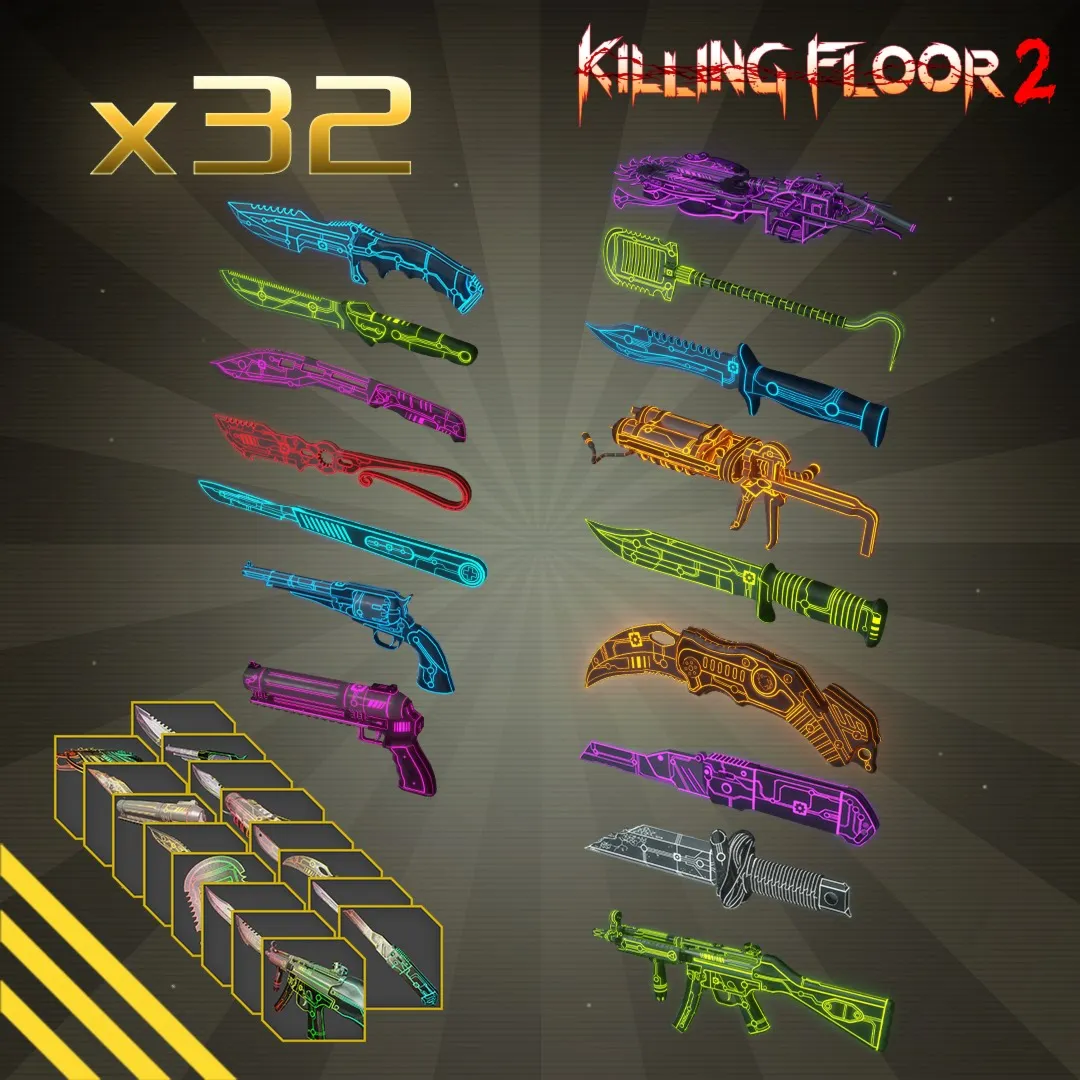 Neon MKVII Weapon Skin Bundle Pack | XBOX | На любой аккаунт