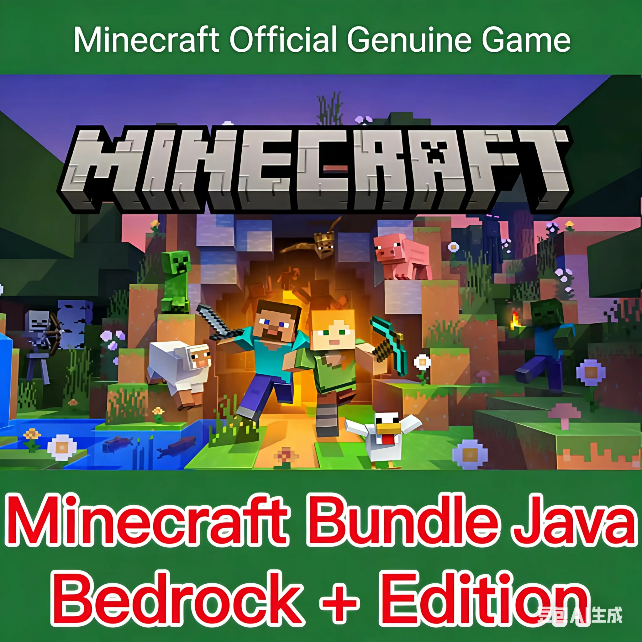 Официальная версия Minecraft | Java + Bedrock Edition | Microsoft | Счет