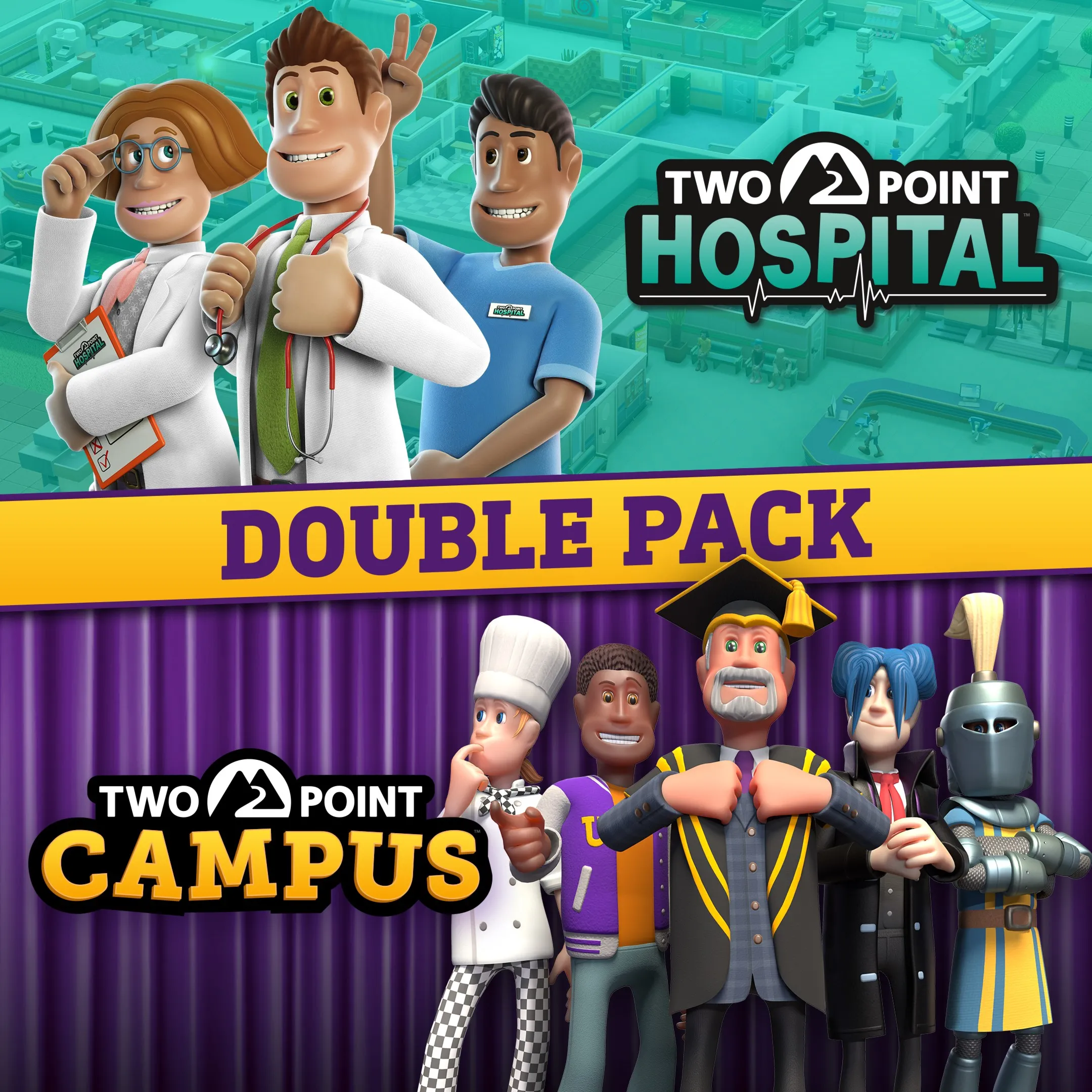 Two Point Hospital and Two Point Campus Double Pack | XBOX+PC | На любой аккаунт