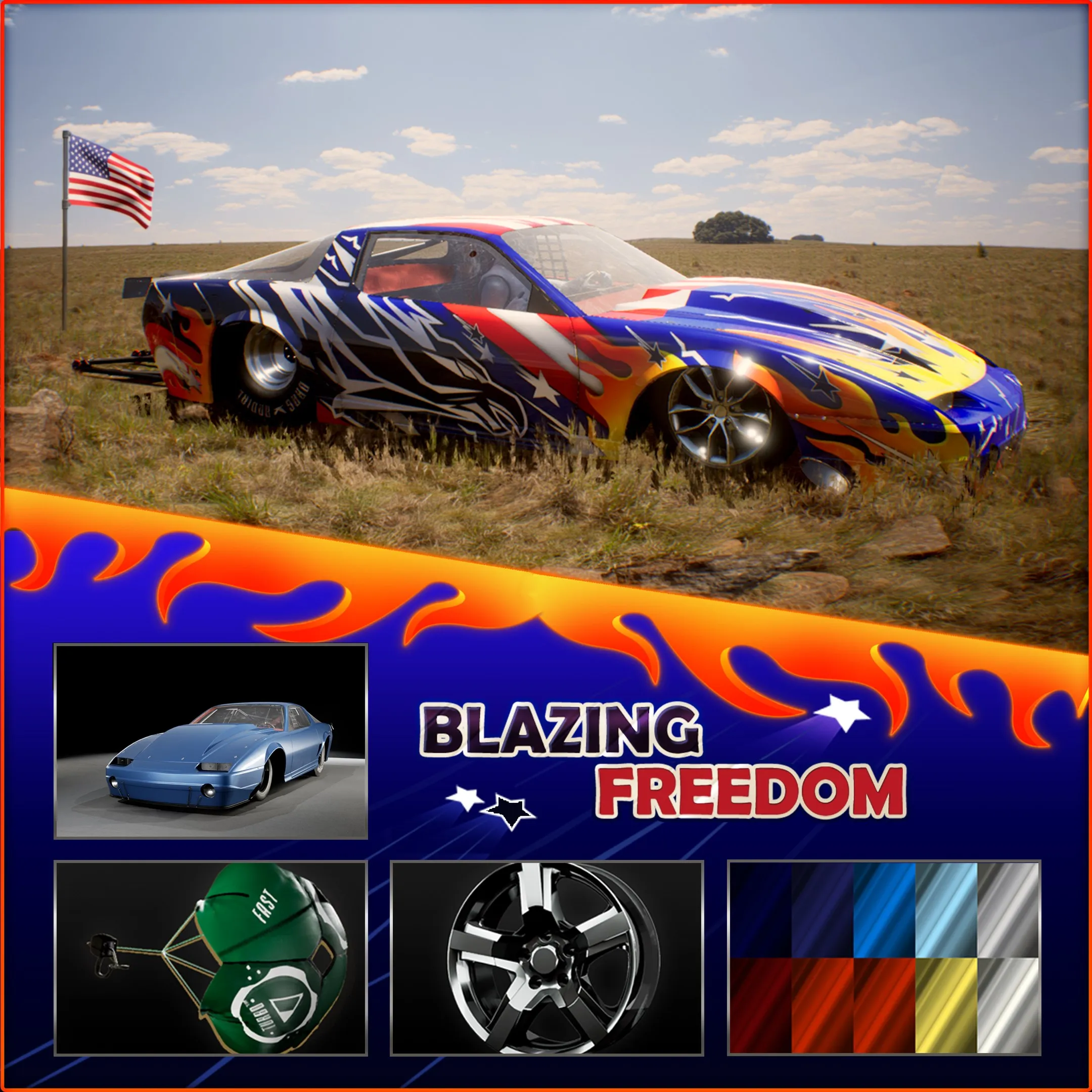 Street Outlaws 2: Winner Takes All - Blazing Freedom Bundle | XBOX | На любой аккаунт