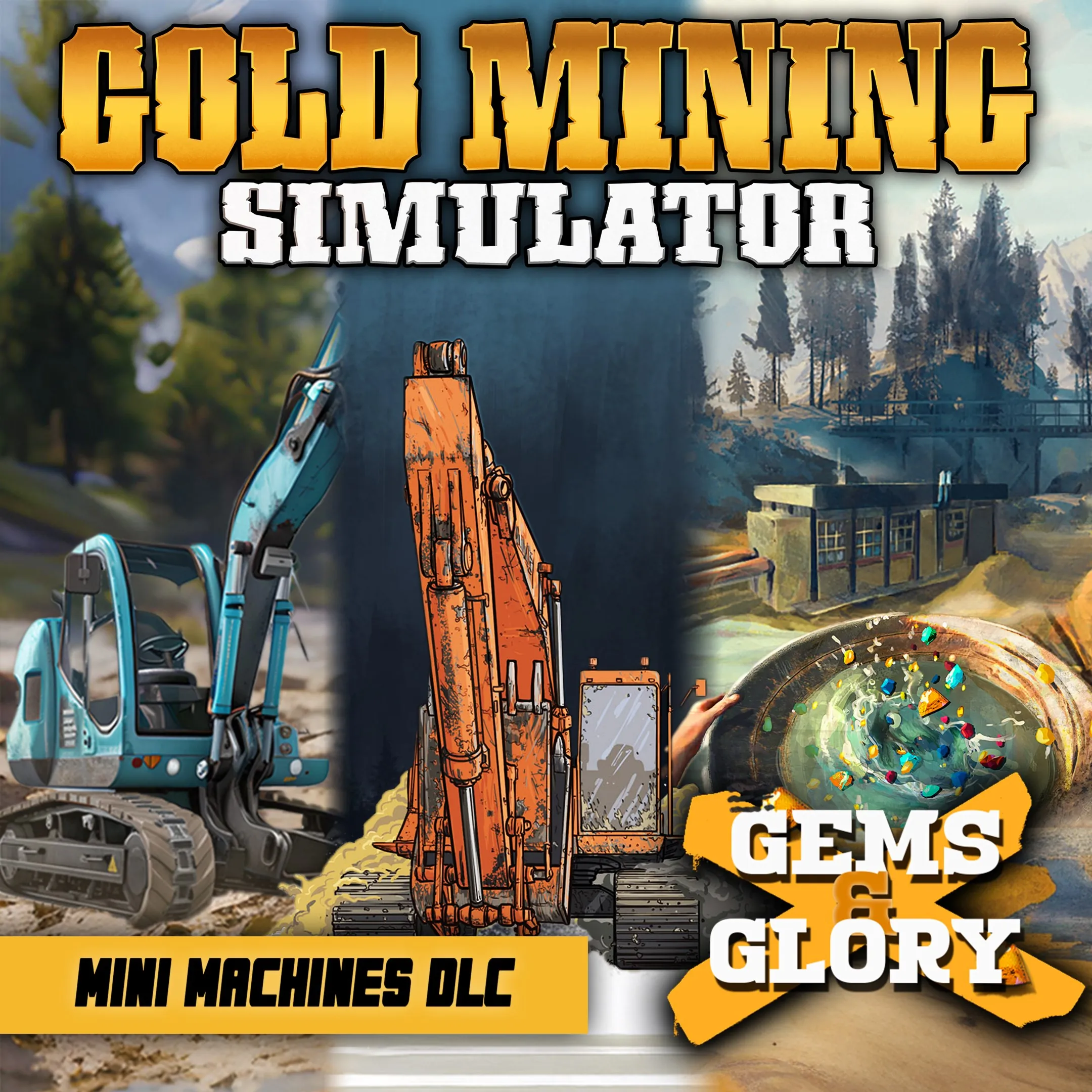 Gold Mining Simulator + Gems & Glory DLC + Mini Mining Machines DLC | XBOX | На любой