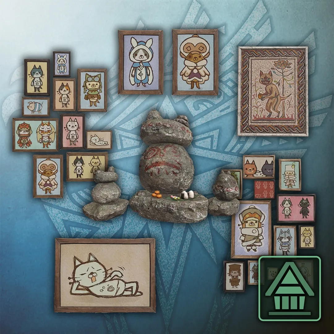 MHW:I Room Decor: Felyne Set | XBOX | На любой аккаунт