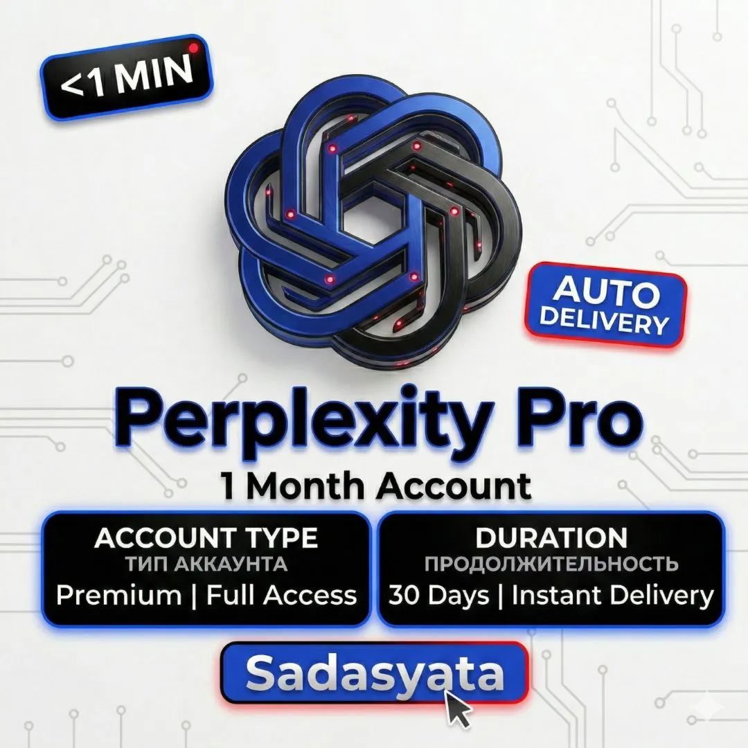 Perplexity Pro — аккаунт на 1 месяц | Мгновенная и автоматическая доставка