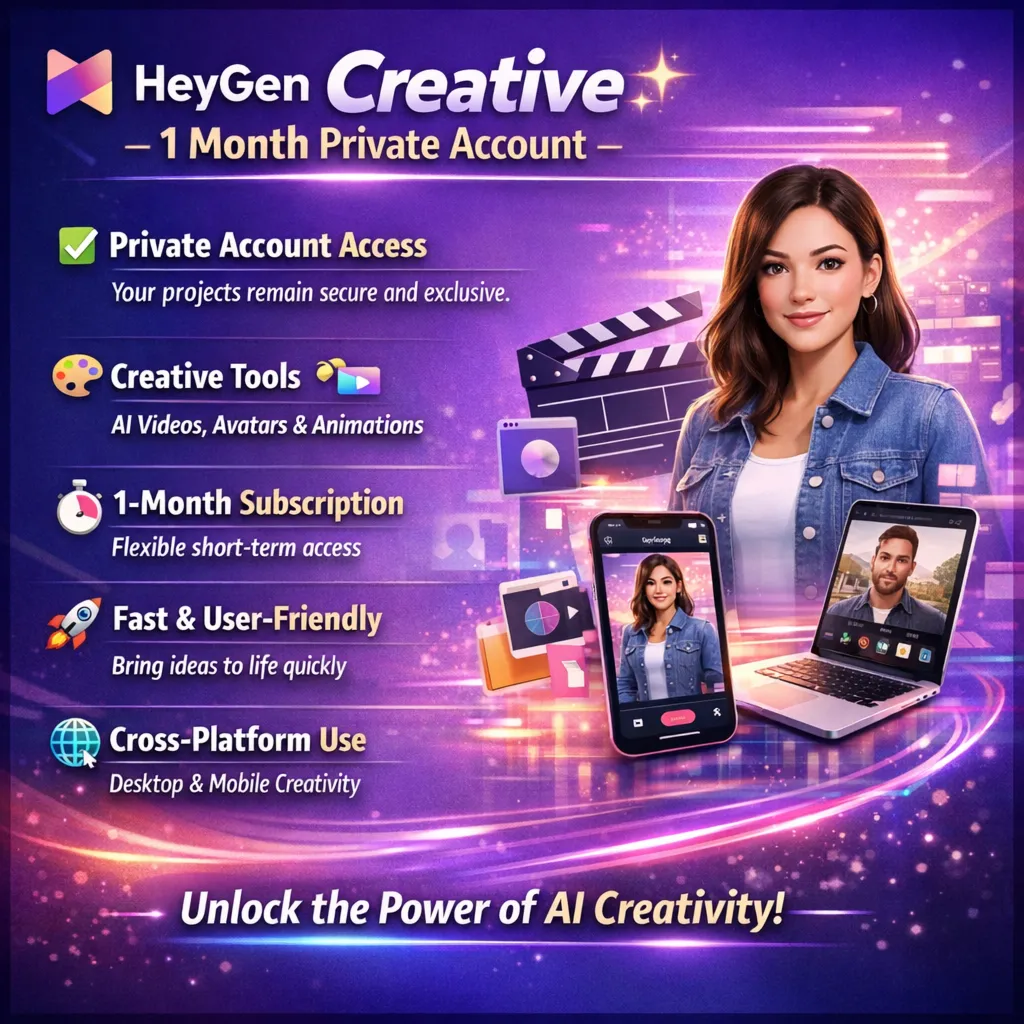 HeyGen Creator 1 месяц | Приватный аккаунт |