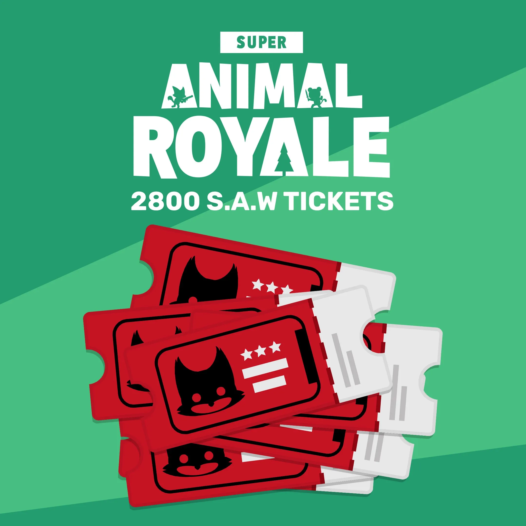 Super Animal Royale - 2800 SAW Tickets | XBOX | На любой аккаунт