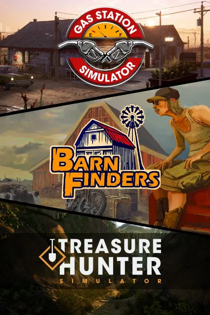 Gas Station Simulator + Barn Finders + Treasure Hunter Simulator BUNDLE | XBOX | На л