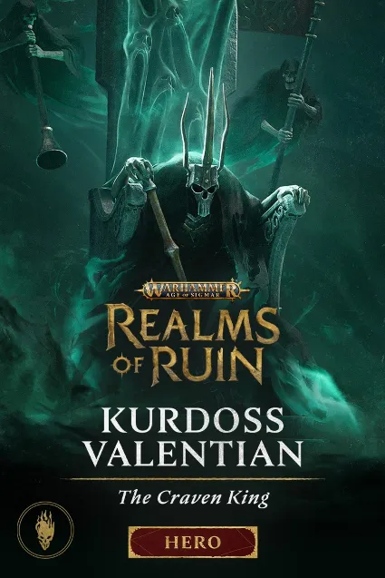 Warhammer Age of Sigmar: Realms of Ruin - Kurdoss Valentian, The Craven King | XBOX |