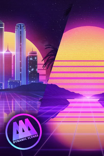 AAA Dynamic Scenes - Retro Synthwave Nights | XBOX | На любой аккаунт