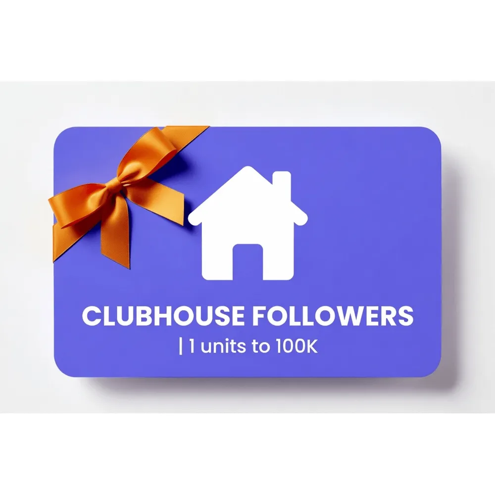 Clubhouse Followers | 1 units to 100K | Instant Delivery *Read Description*