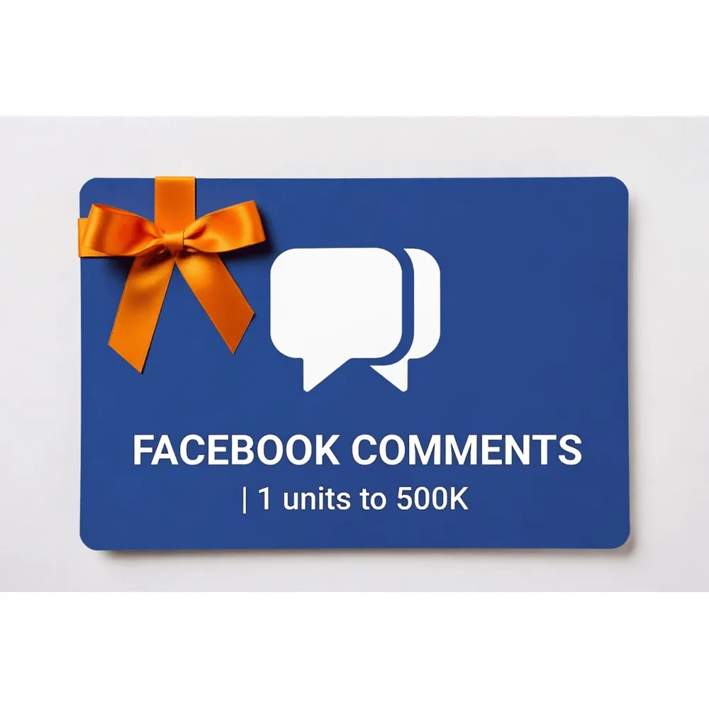 Facebook Comments | 1 units to 500K | Instant Delivery *Read Description*