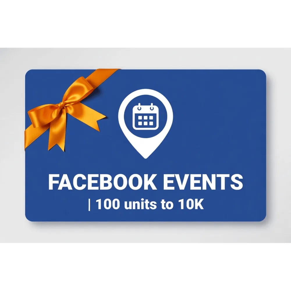 Facebook Events | 100 units to 10K | Instant Delivery *Read Description*
