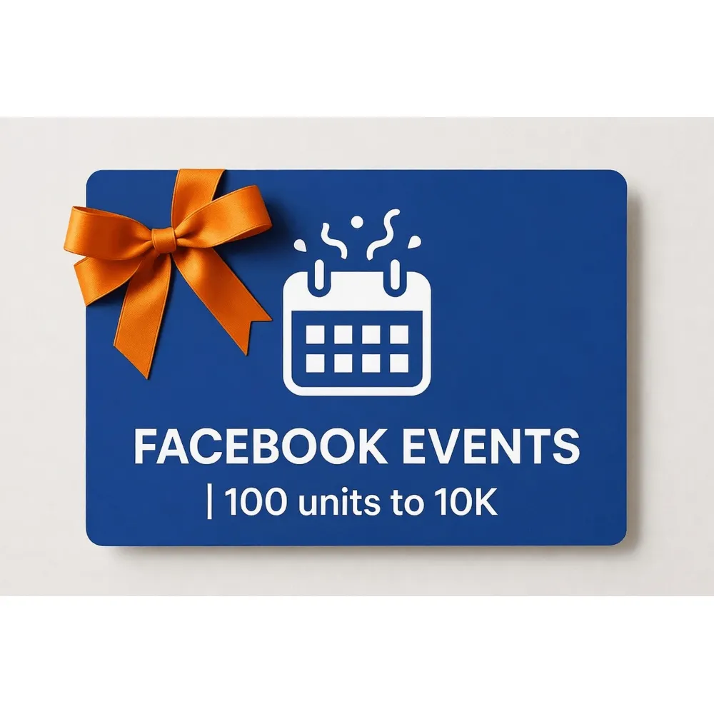 Facebook Events | 100 units to 10K | Instant Delivery *Read Description*