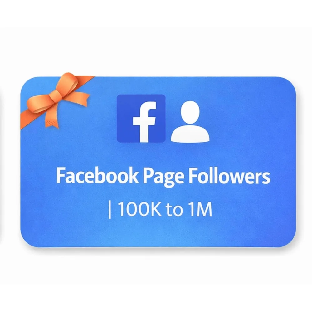 Facebook Page Followers | 100K to 1M | Instant Delivery *Read Description*