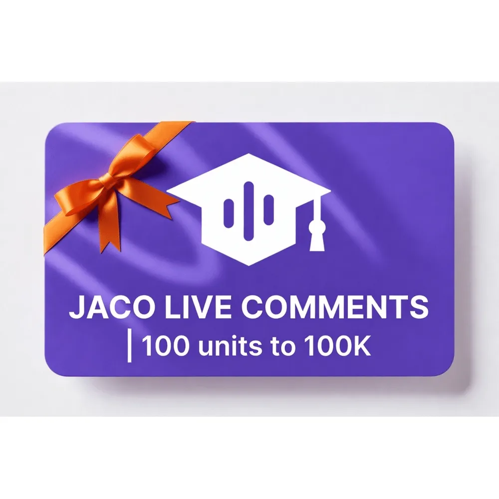 Jaco Live Comments | 100 units to 100K | Instant Delivery *Read Description*