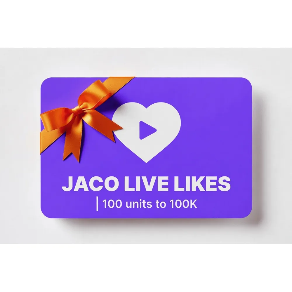 Jaco Live Likes | 100 units to 100K | Instant Delivery *Read Description*