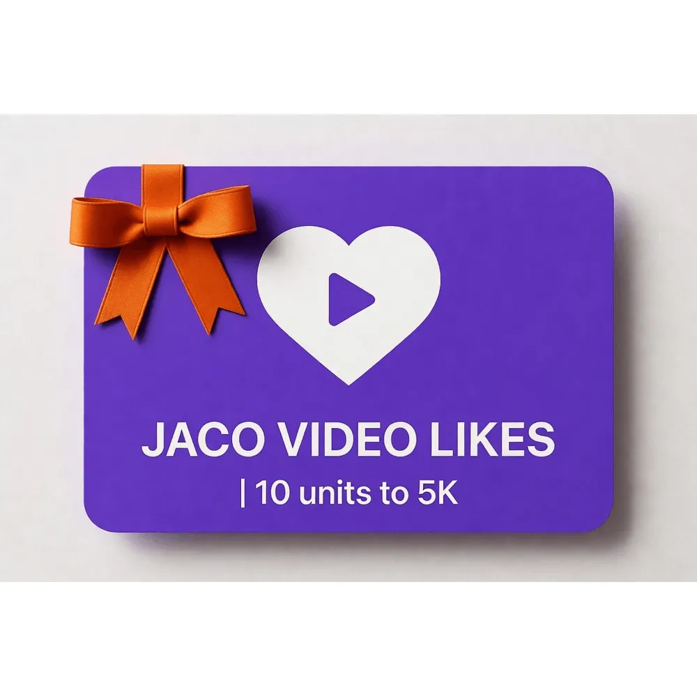 Jaco Video Likes | 10 units to 5K | Instant Delivery *Read Description*