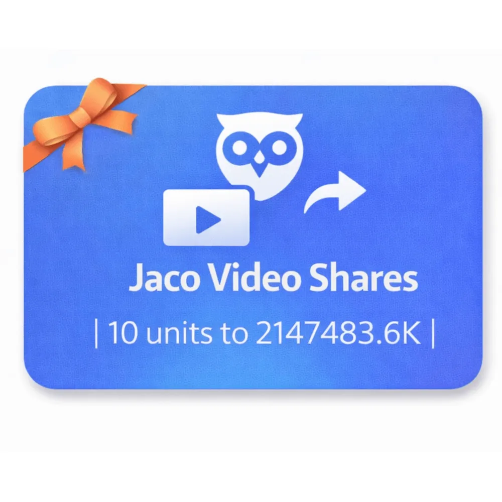 Jaco Video Shares | 10 units to 2147483.6K | Instant Delivery *Read Description*