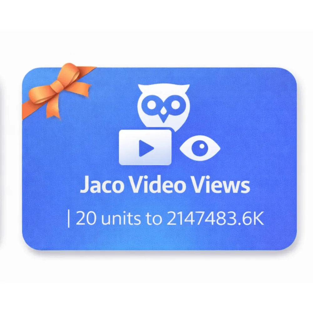 Jaco Video Views | 20 units to 2147483.6K | Instant Delivery *Read Description*